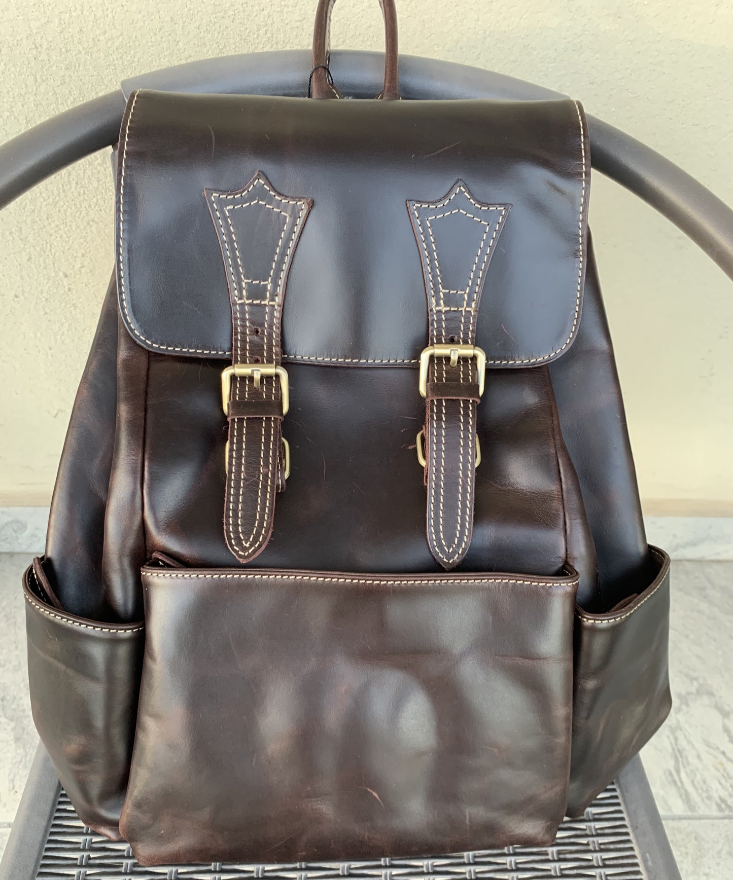 Casual men's shoulder bag Cow Leather Soft Handle