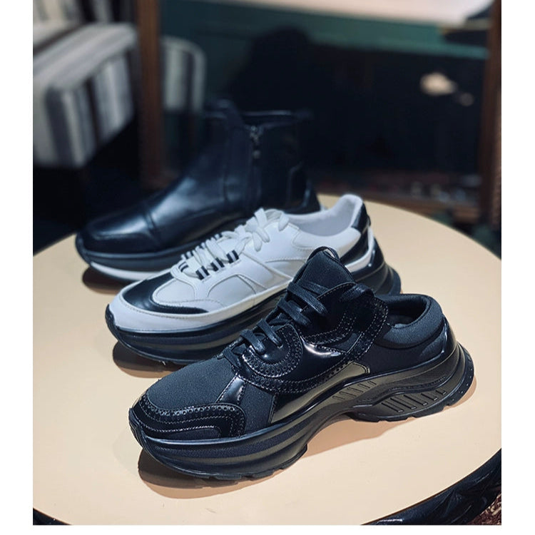 Muller shoes sneakers slingbacks all black slippers dad dragging platform casual shoes men