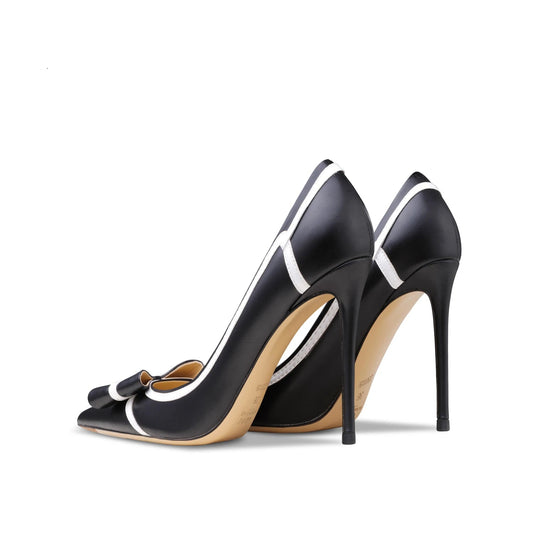 Trend Pumps New Butterfly-knot High Heels Luxury Cinderella Pointed toe Pumps Party Ladies Shoe