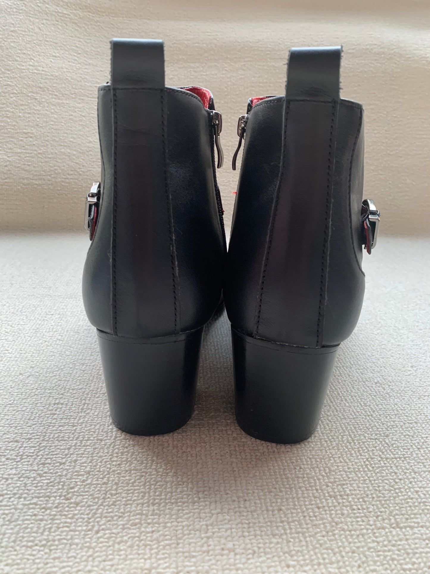 Man High Heel Boots Pointed Toe Dress Shoes - LiveTrendsX