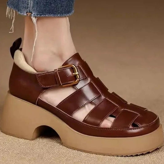Vintage Platform High Heel Gladiator Sandals for Women - LiveTrendsX