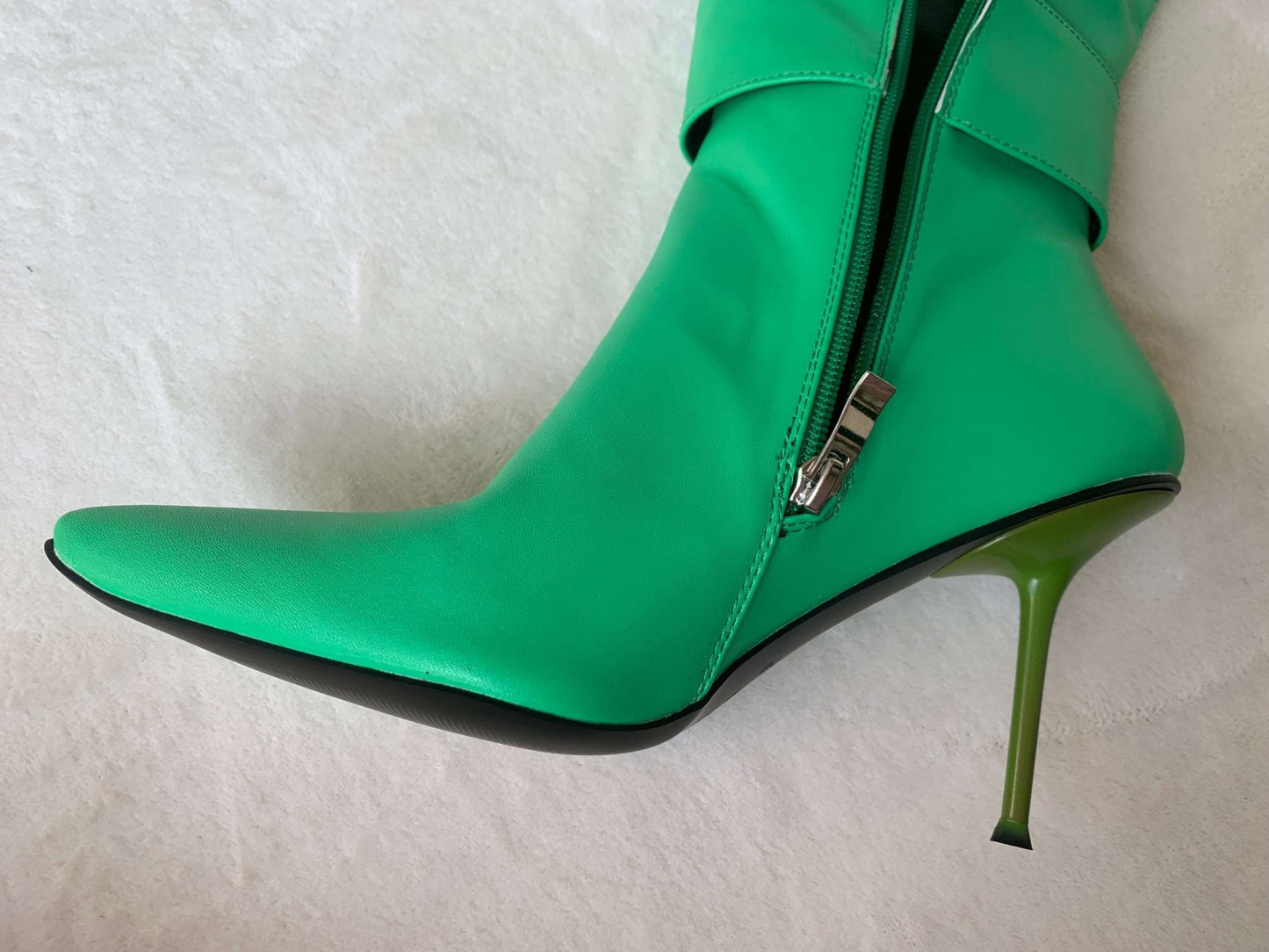 Women Knee Stilettos Boots Sexy Boots Pointed Toe Party Shoes - LiveTrendsX