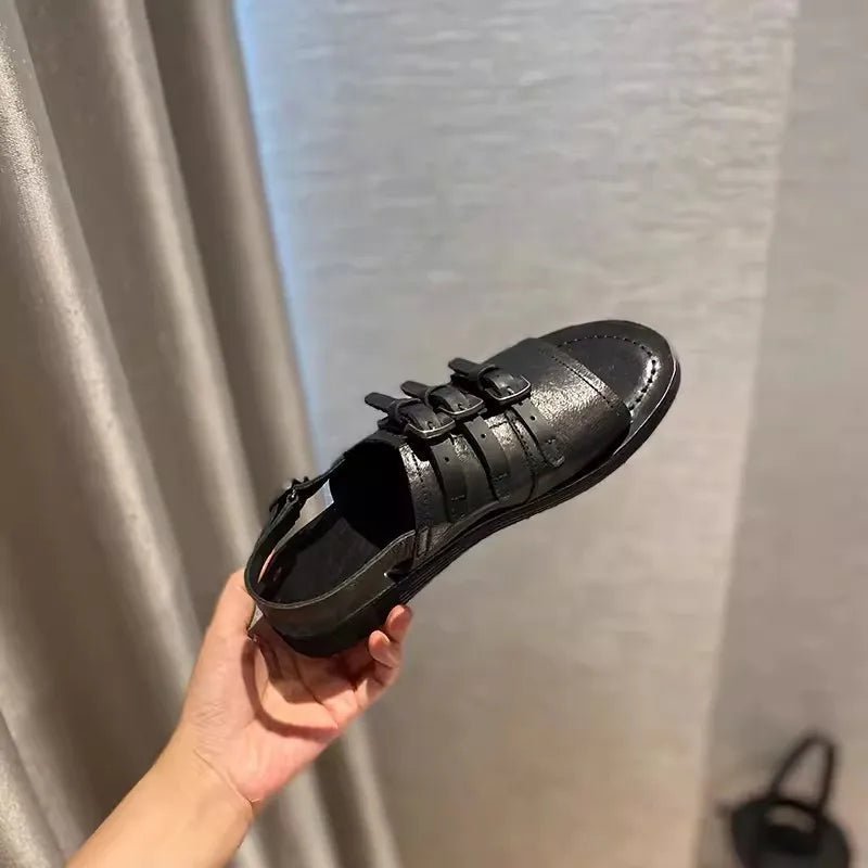 Women's Versatile Vintage Open Toe Gladiator Sandals - LiveTrendsX