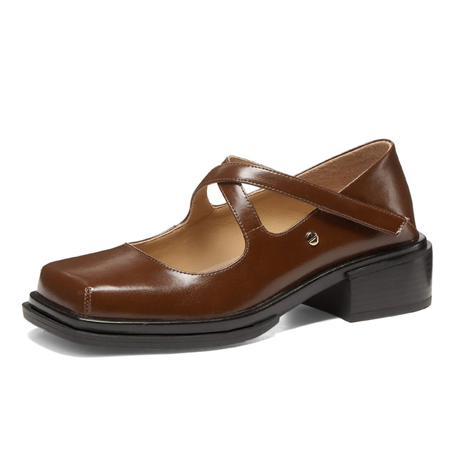 Retro Classic Strap Belt Buckle Female Summer Shoes