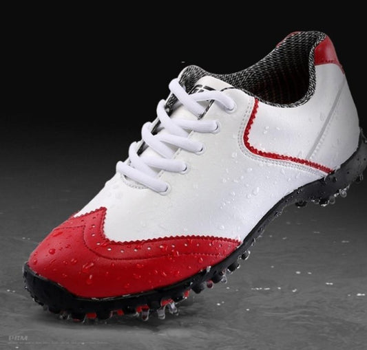 Golf Shoes Womens White Fashion Sports Shoes Waterproof Non-slip Training Shoes Ladies Active Nail Soles Breathable Sneakers - LiveTrendsX