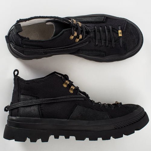 All - match vintage leather canvas shoes - LiveTrendsX