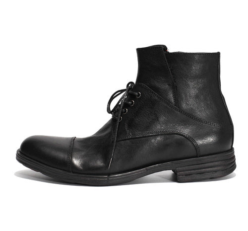 British style retro colored handmade shoes leather martin boots - LiveTrendsX