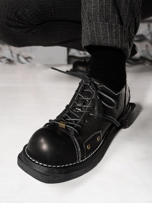 Business commuter leather shoes for men and women all - match - LiveTrendsX