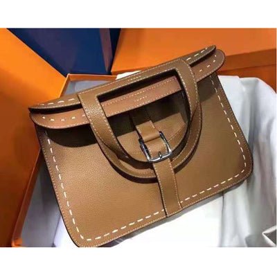 Hand stitches full grain leather crossbody bags - LiveTrendsX