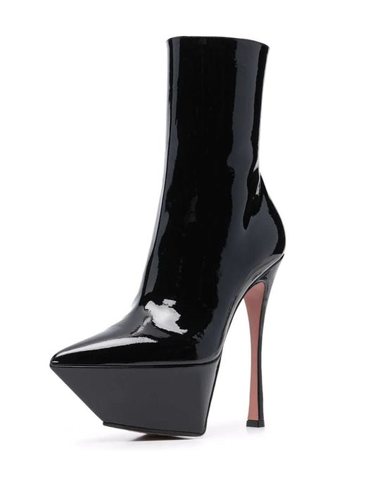 Ladies Sexy Nightclub Super High Heel Platform Heels Boots - LiveTrendsX