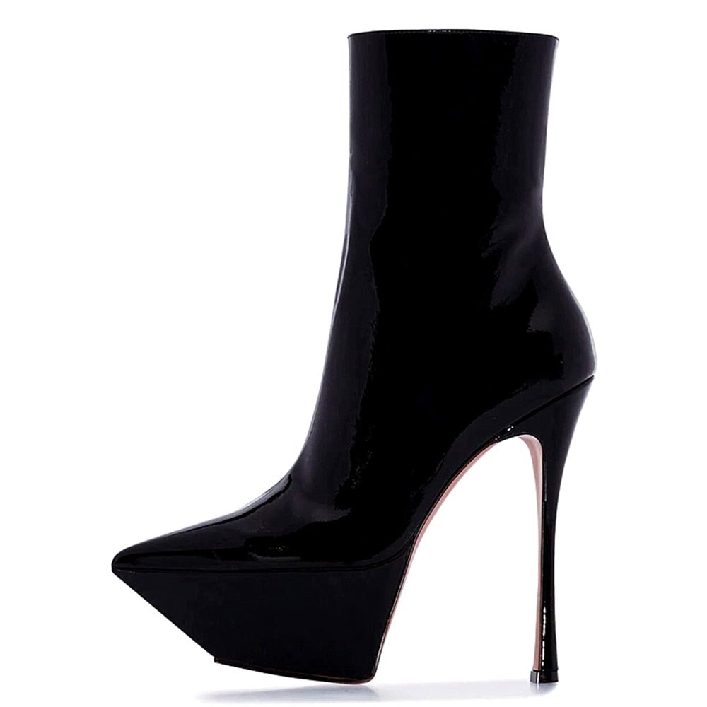 Ladies Sexy Nightclub Super High Heel Platform Heels Boots - LiveTrendsX