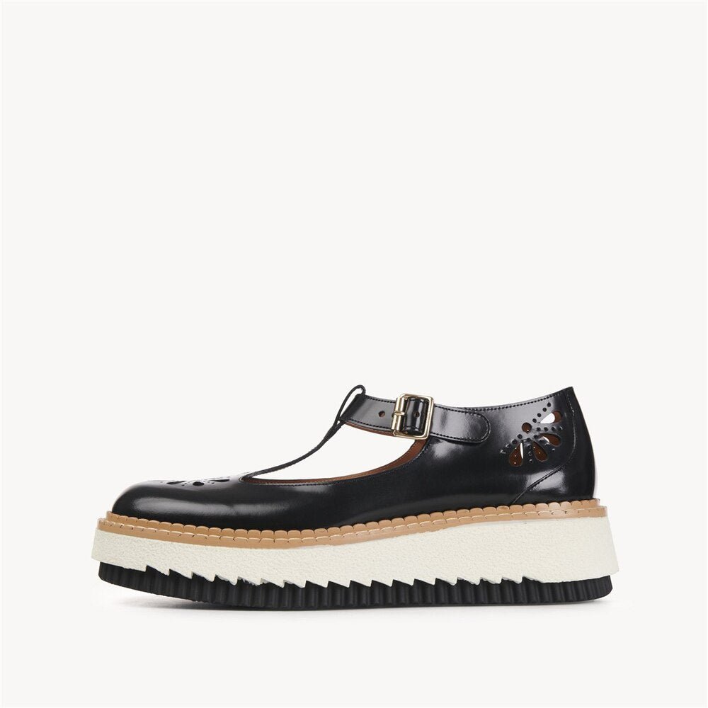 Ladies Wedges Platform Thick Bottom Breathable Lightweight Flat Shoes - LiveTrendsX