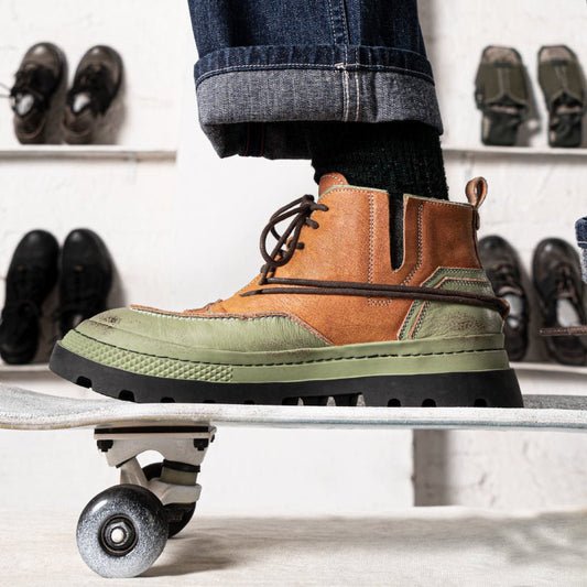 Matcha sunset handmade shoes lace - free men and women - LiveTrendsX