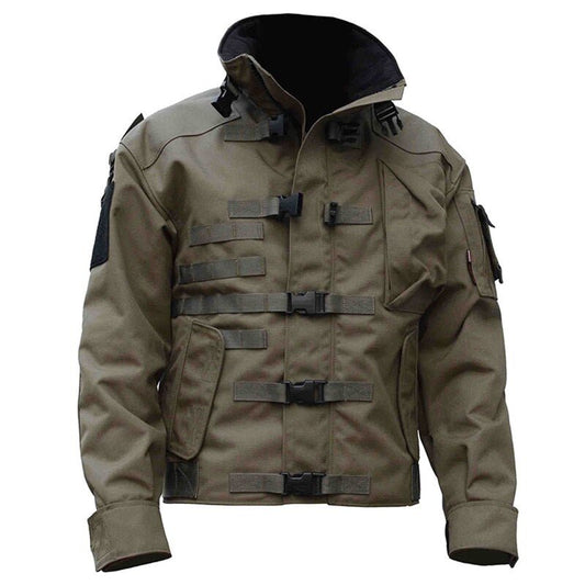 Men Outdoor Multi - pocket Wear - resistant Bomber Jackets - LiveTrendsX