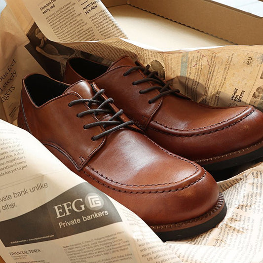 Men's breathable leather business casual shoes - LiveTrendsX