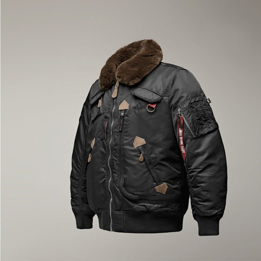 Men's winter short stylish Patchwork Outerwear Jackets - LiveTrendsX
