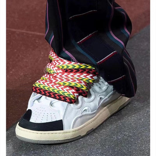 New Thick Bottom Mixed Color Casual Sneakers Women Shoes - LiveTrendsX