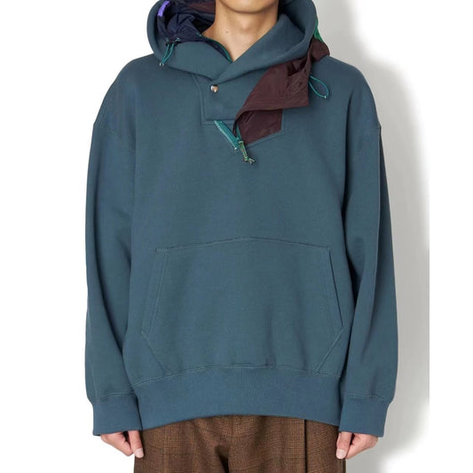 Nylon Splicing Irregular Men's and Women's Hoodies Loose Pullover - LiveTrendsX