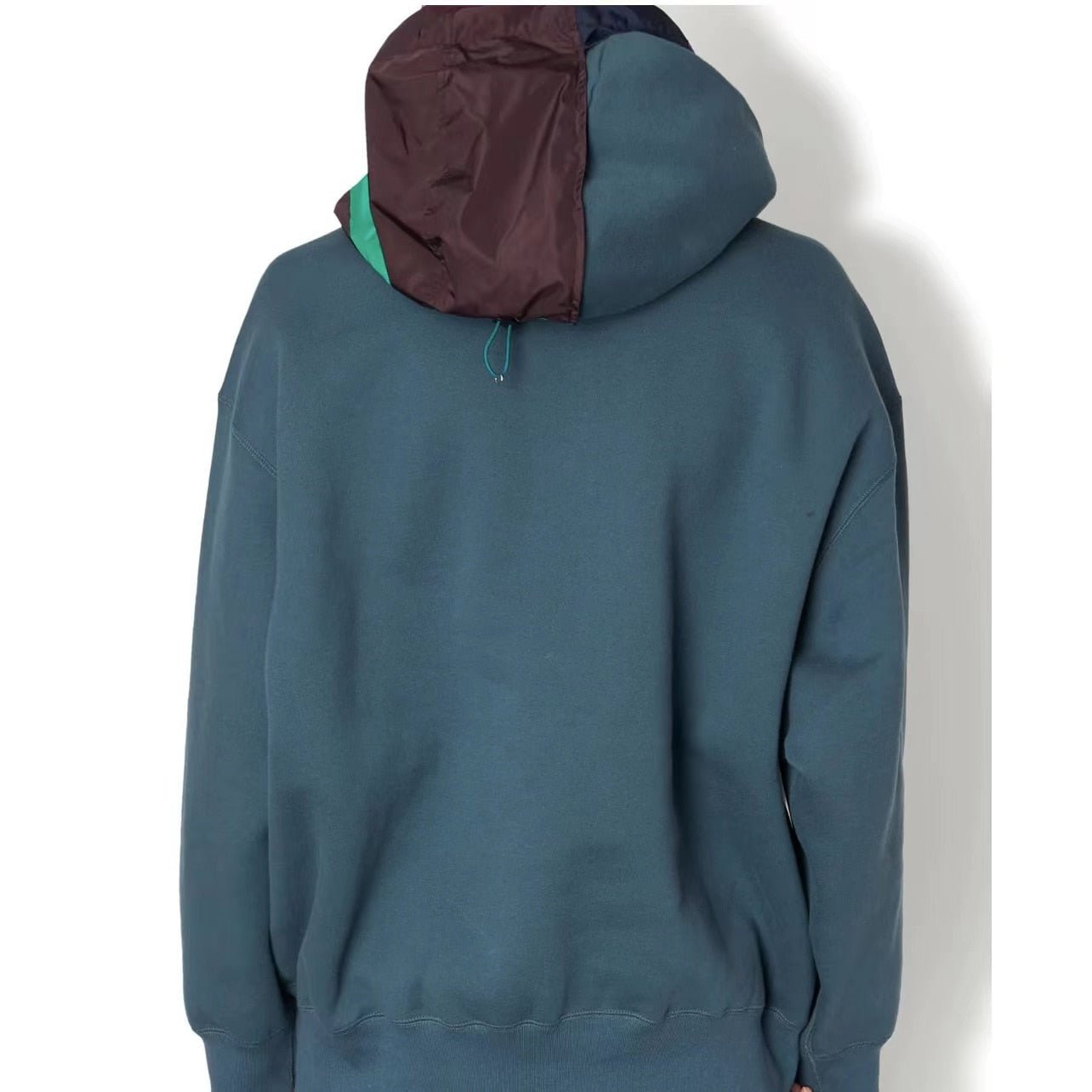 Nylon Splicing Irregular Men's and Women's Hoodies Loose Pullover - LiveTrendsX