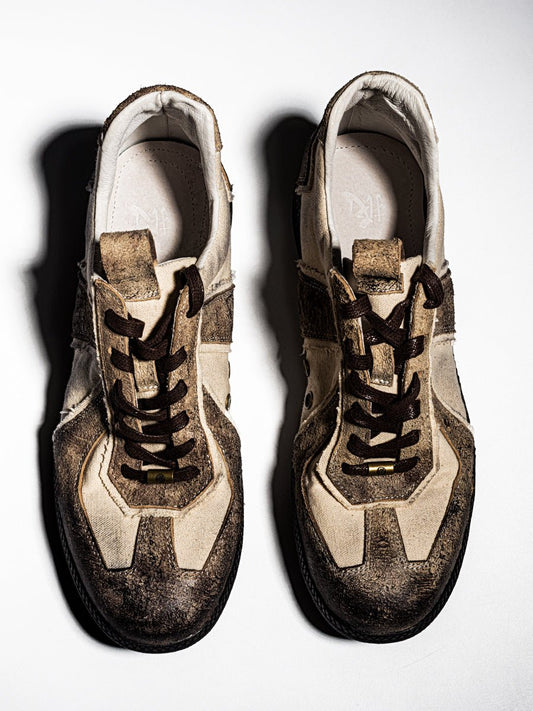 One - step leather canvas casual shoes for men and women are all - match - LiveTrendsX