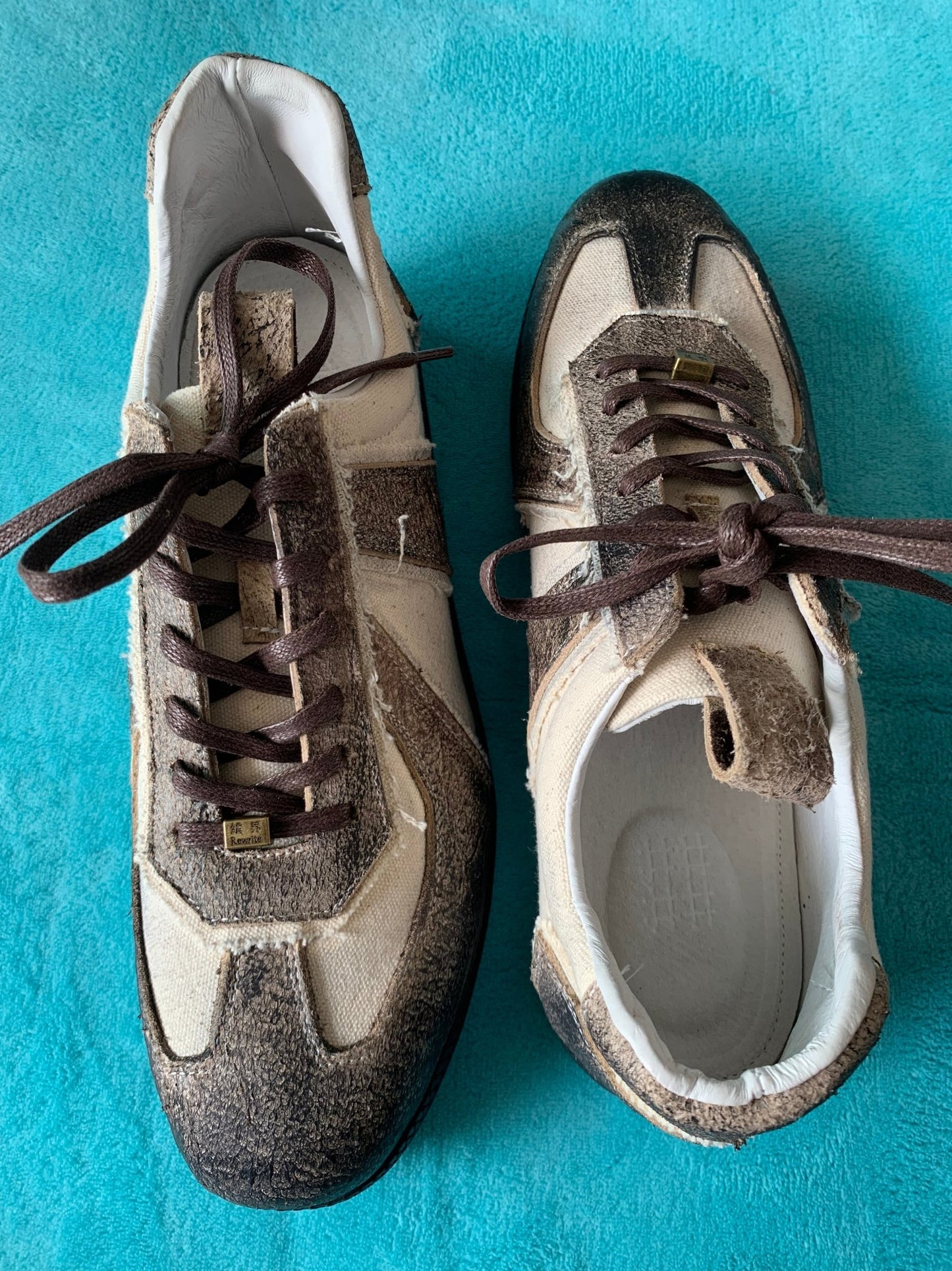 One - step leather canvas casual shoes for men and women are all - match - LiveTrendsX