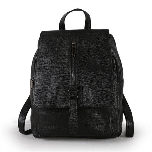 High Quality New Black Blue Red Beautiful Cute Genuine Leather Women Backpack Girl Female Real Skin Lady Travel Bag M9030 - LiveTrendsX