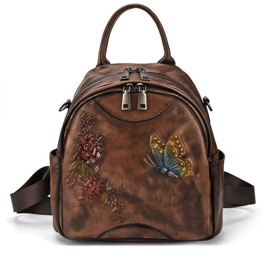 3 D Printing Vintage Women School Backpack Bags Royal Butterfly Middle Women Shoulder Bags Ladies Travel Bags - LiveTrendsX