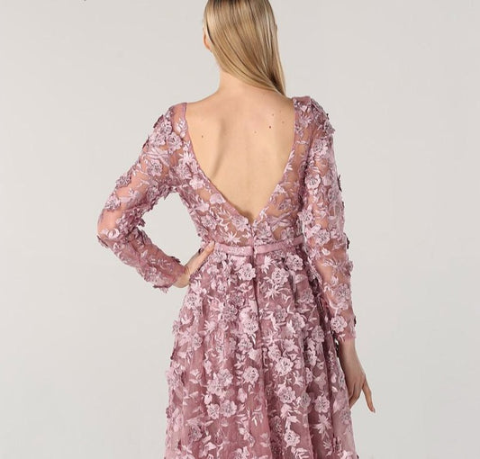 Long Sleeves Mermaid With Cap Evening Dresses New V-Neck Appliques Fashion Sexy Formal Dress 2020 - LiveTrendsX