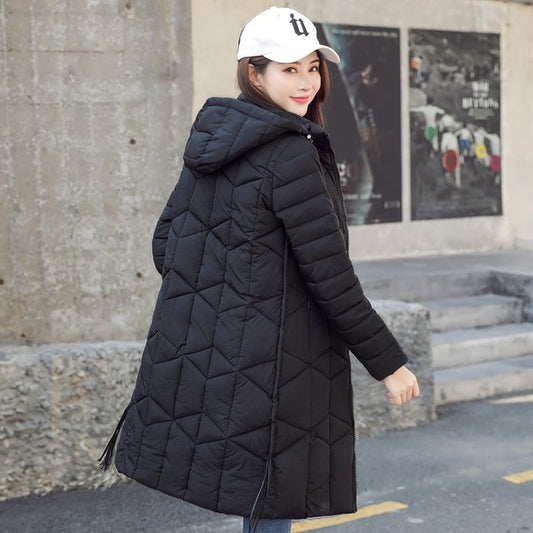 Winter jacket women 2019 Quality casual Thick long Hooded Coat women black women Parka casaco Female jaqueta feminina - LiveTrendsX