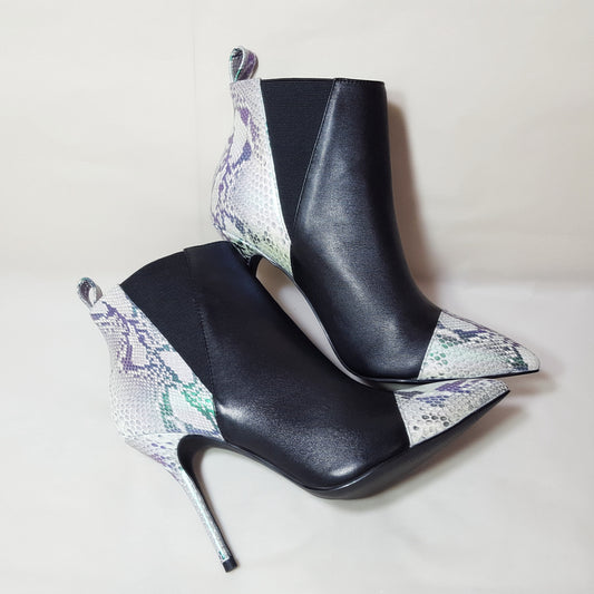 Women Sexy 100% reakl Genuine leather Ankle Boots thin heels high heels Boots pointed Party club boots Leather - LiveTrendsX