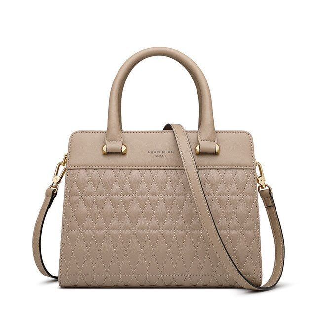 Office Lady Commuter Style Handbag Female Business bag Gentlewoman Leather Messenger Bag Stylish Fall Winter Bag - LiveTrendsX