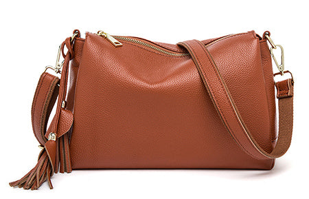 Small Purse Handbag Qiwang Black Crossbody Bags for Women Luxury Shoulder Clutch Bag Genuine Leather Messenger Bag Lady Clutch - LiveTrendsX