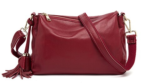 Small Purse Handbag Qiwang Black Crossbody Bags for Women Luxury Shoulder Clutch Bag Genuine Leather Messenger Bag Lady Clutch - LiveTrendsX