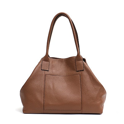 Luxury Genuine Leather Big Tote For Women Quality Cow Leather Ladies Large Shoulder Bag Bucket Female Fashion Crossbody Purse - LiveTrendsX