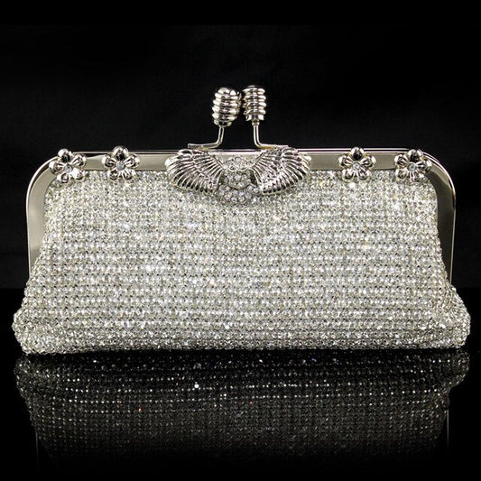 Rhinestone clutch bag full day evening bag clutch banquet bag Women - LiveTrendsX