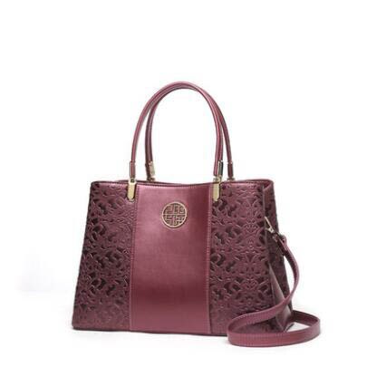 Handbag female 2019 new temperament lady bag atmospheric wild large capacity shoulder Messenger bag - LiveTrendsX