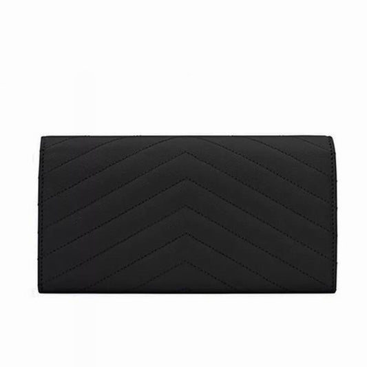 Women envelope long wallet purse Clutch High quality Bag Luxury Handbag real Leather Designer caviar leather Famous Ladies Bags - LiveTrendsX