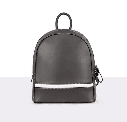 Genuine leather women small calf skin backpack outdoor leisure bag - LiveTrendsX