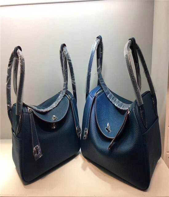 luxury brand women handbags famous designer doctor bags genuine leather vintage shoulder crossbody bags for female - LiveTrendsX