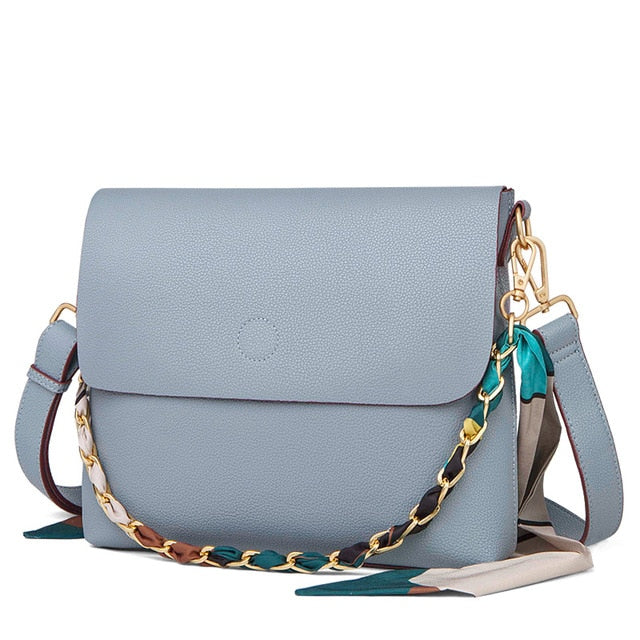 Cow Women Bag Female Shoulder Bag Handbag Women Famous brands Genuine Leather Bag Ladies Crossbody Messenger Bags Ribbons - LiveTrendsX