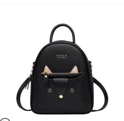 Women leather backpack fashion designer bags famous brand women bags 2019 new cowhide backpack Leisure school bag - LiveTrendsX