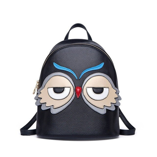 Cow Soft Leather Backpacks Women Animal Print Soft Real Cow Leather Backpacks for Girls Fashion Halloween Hot Bag#HS213 - LiveTrendsX