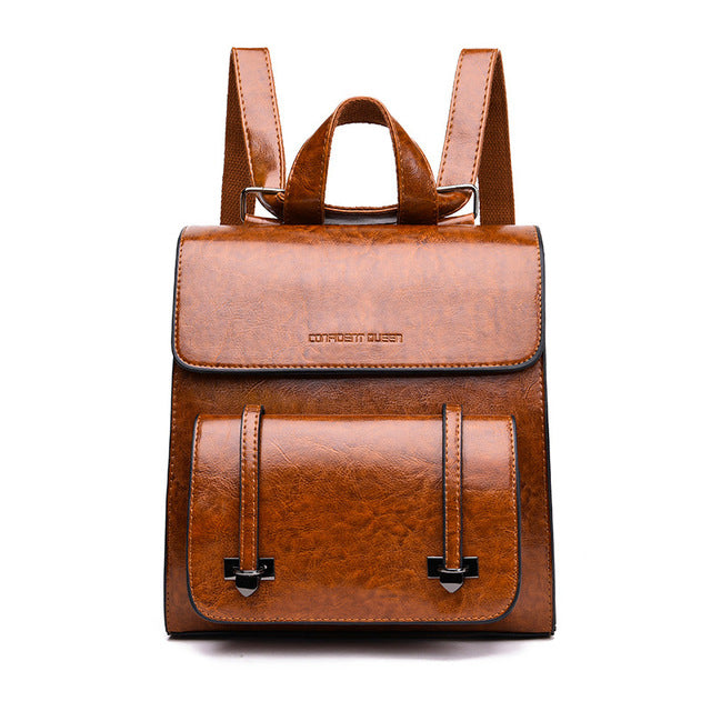 Fashion Women Backpack High Quality Youth Leather Backpacks for Teenage Girls Female School Shoulder Bag Bagpack Hot Selling - LiveTrendsX