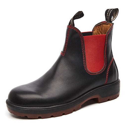 Large size 35-44 Female Chelsea boots Leather Women Boots 2019 autumn Shoes Woman fashion Couple Boots Women Ankle Boots - LiveTrendsX