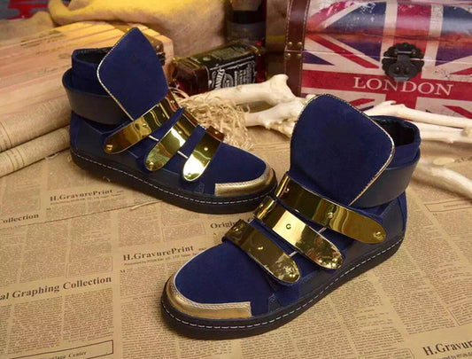 Metal Suede Male Loafers Men Casual Shoes Party Dress Shoes Men Flats Sneakers Two Style - LiveTrendsX