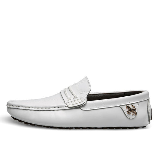 High Quality Genuine Leather Men Shoes Soft Moccasins Loafers Fashion Brand Men Flats Lightweight Comfy Driving Shoes Big Size - LiveTrendsX