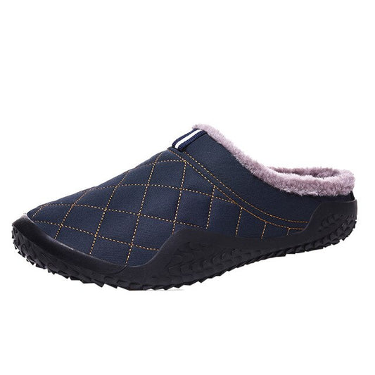 Fashion Plus Velvet Home Slipper Men Shoes Winter Warm Sports Men Shoes Waterproof Outdoor Sport Large Size Warm Slippers - LiveTrendsX