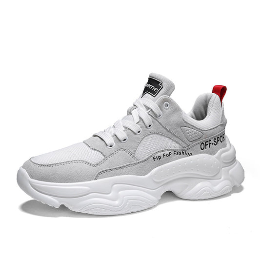 New Luxury 2020 Young Casual Footwear For Men Black Man Casual Sneakers Lace Up Sneakers For Mens Thick Bottom Boy Casual Shoes - LiveTrendsX