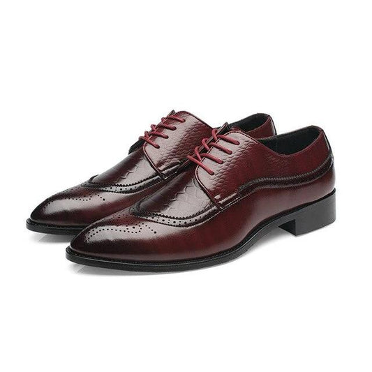 Men's Brock Casual Shoes Classic Business Dress Shoes Trend Pointed Men's Shoes - LiveTrendsX