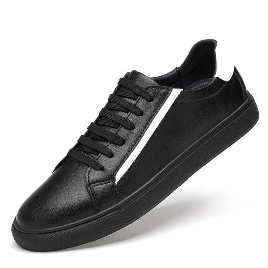 Men Spring Autumn genuine Leather Lace-up Flat Shoes fashion Waterproof outdoor Casual Men Shoes Lace-Up Comfortable Shoes men - LiveTrendsX